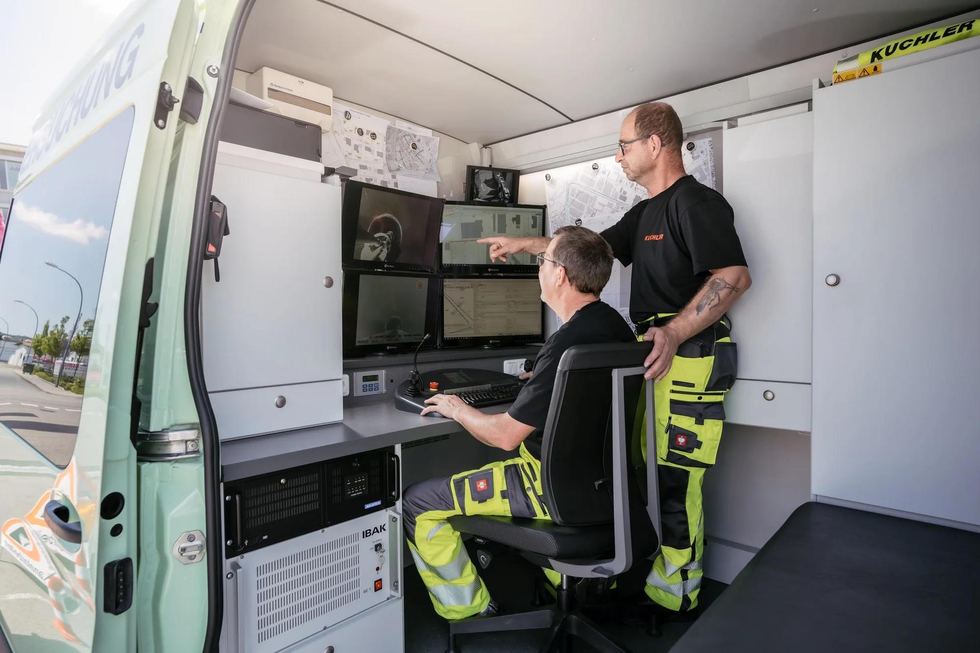 Saugbagger Rosenheim im Einsatz